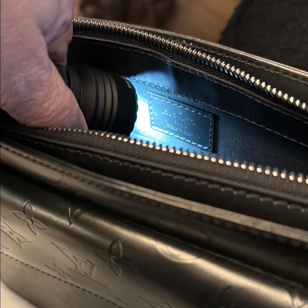 💯 Authentic Grey Louis Vuitton Monogram Shoulder Bag - Picture 10 of 12